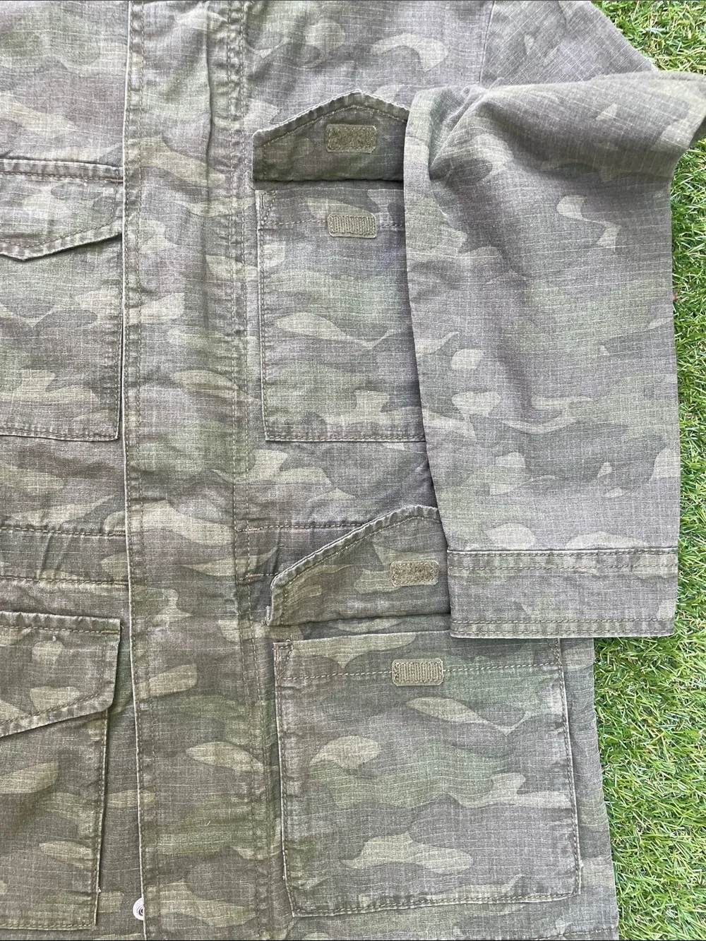OshKosh B'gosh Kids Gray Camo Utility Jacket